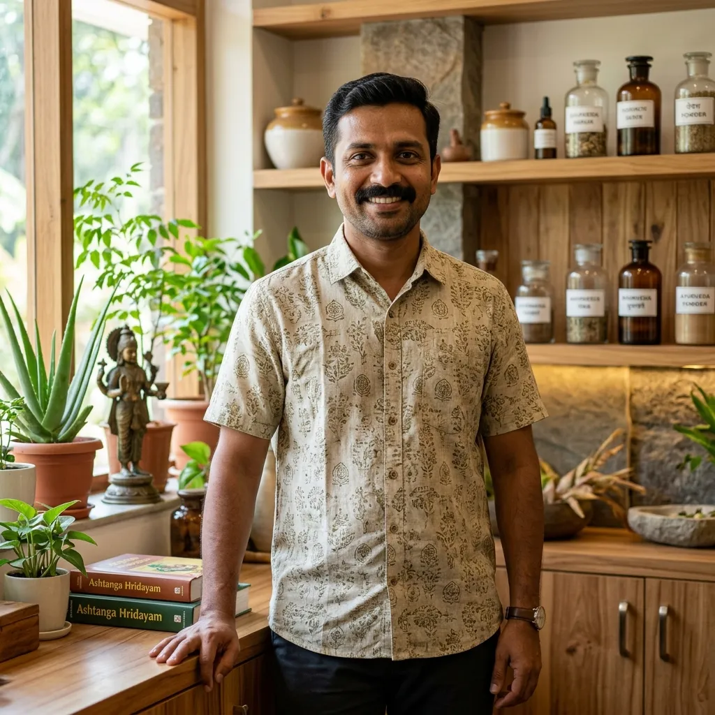 Dr. Sudheesh Kumar S at Sanyu Ayurveda
